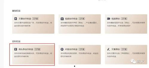 怎么查看微头条收益功能,查看功能详解